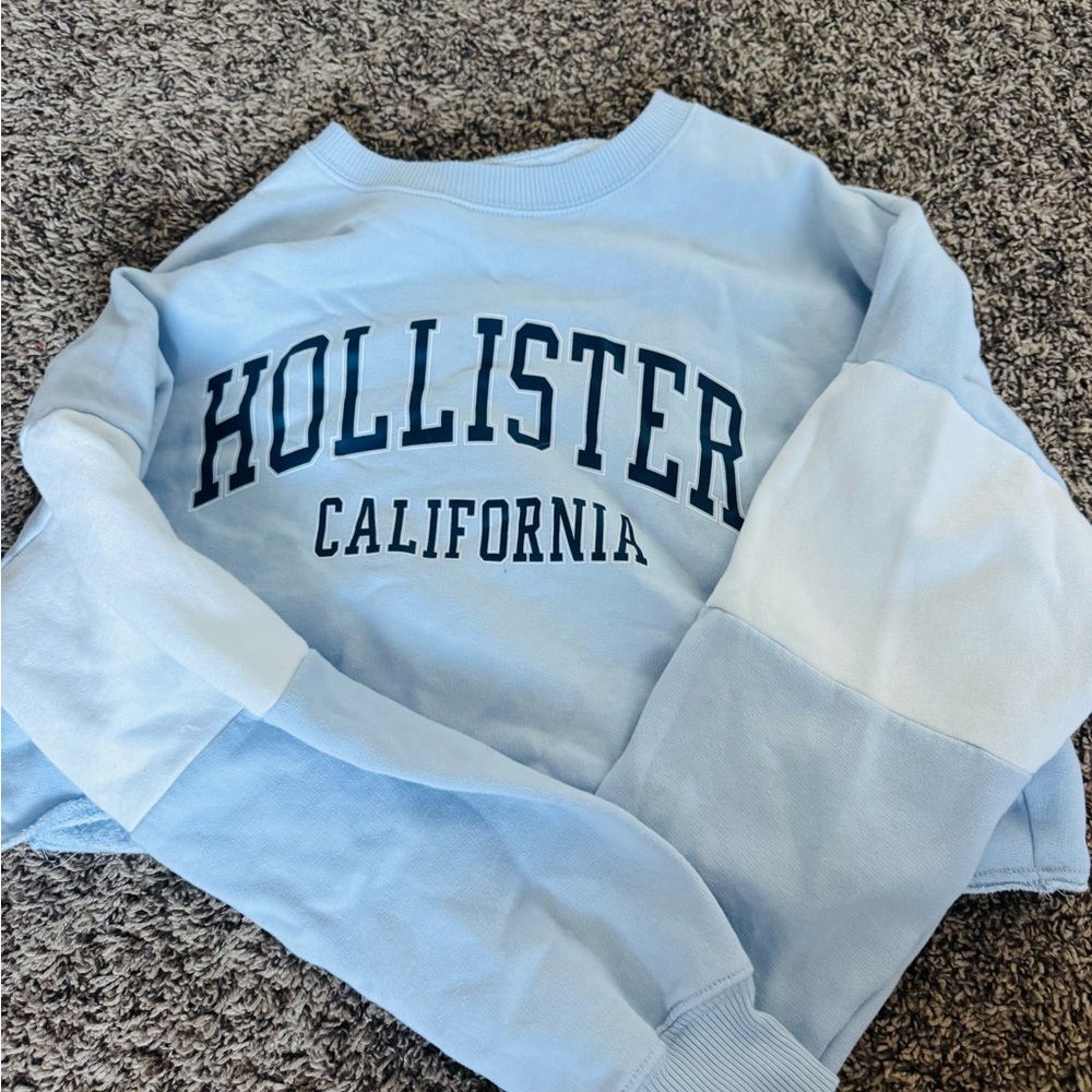 Hollister Light Blue Sweatshirt